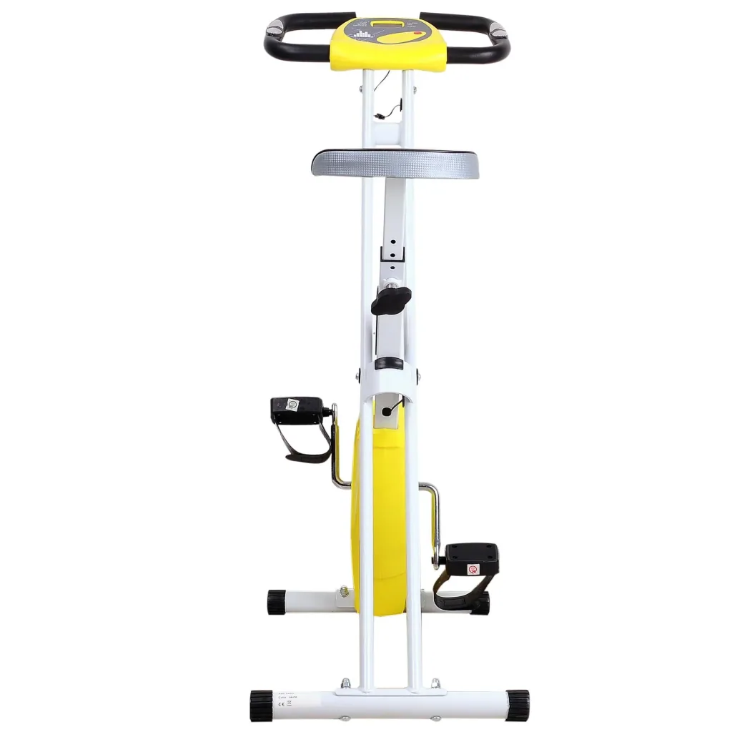 Heimtrainer mit LCD-Monitor, gelb