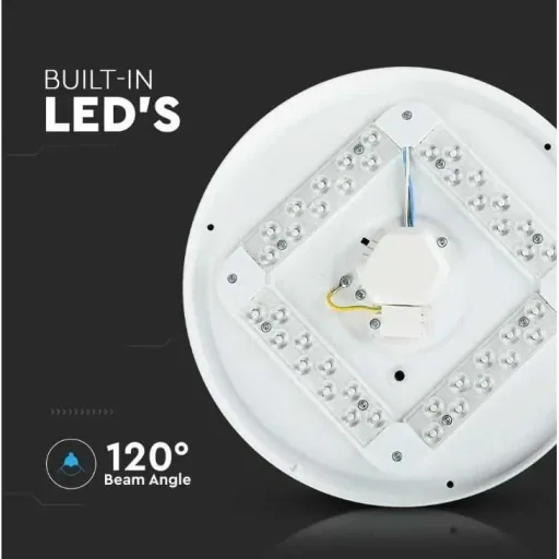 VT-8418-S LED-Deckenleuchte mit Sternschirm - 18W - 1800 Lumen