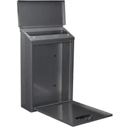 Briefkasten Rio Silber - 270x100-395 mm