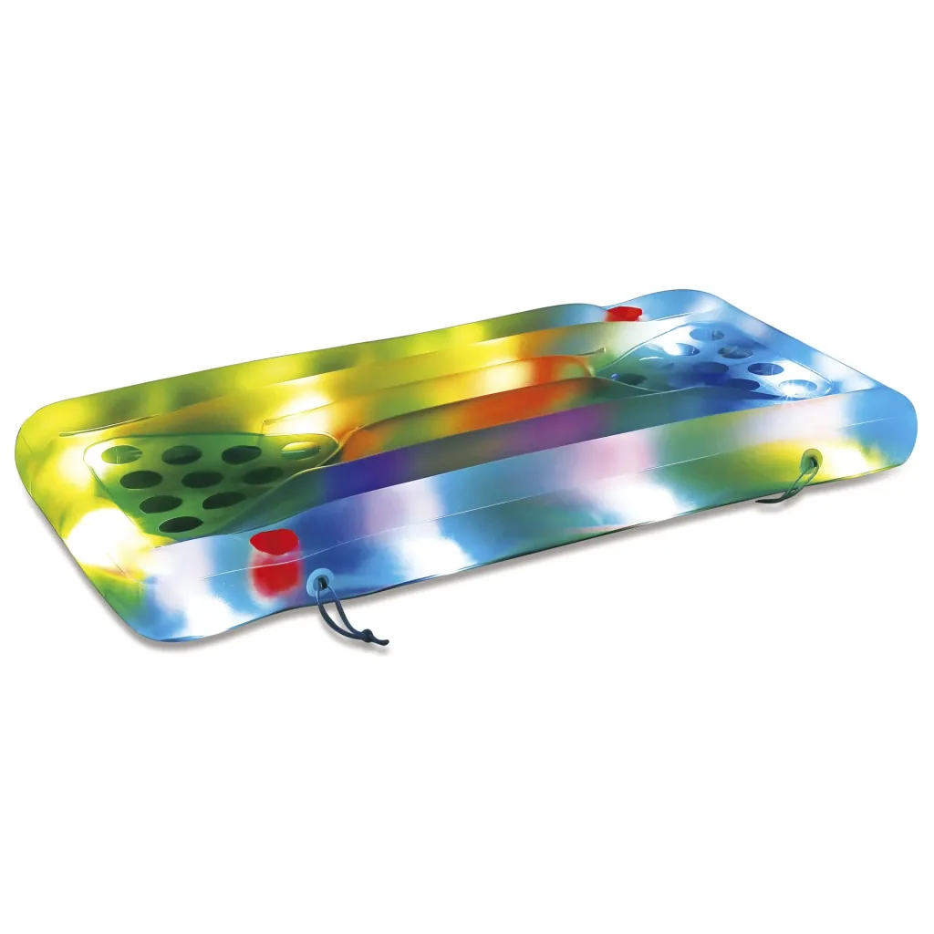 Summer Waves Bierpong Bierpong Spiel Set mit Bällen 160x84x19 cm Blau