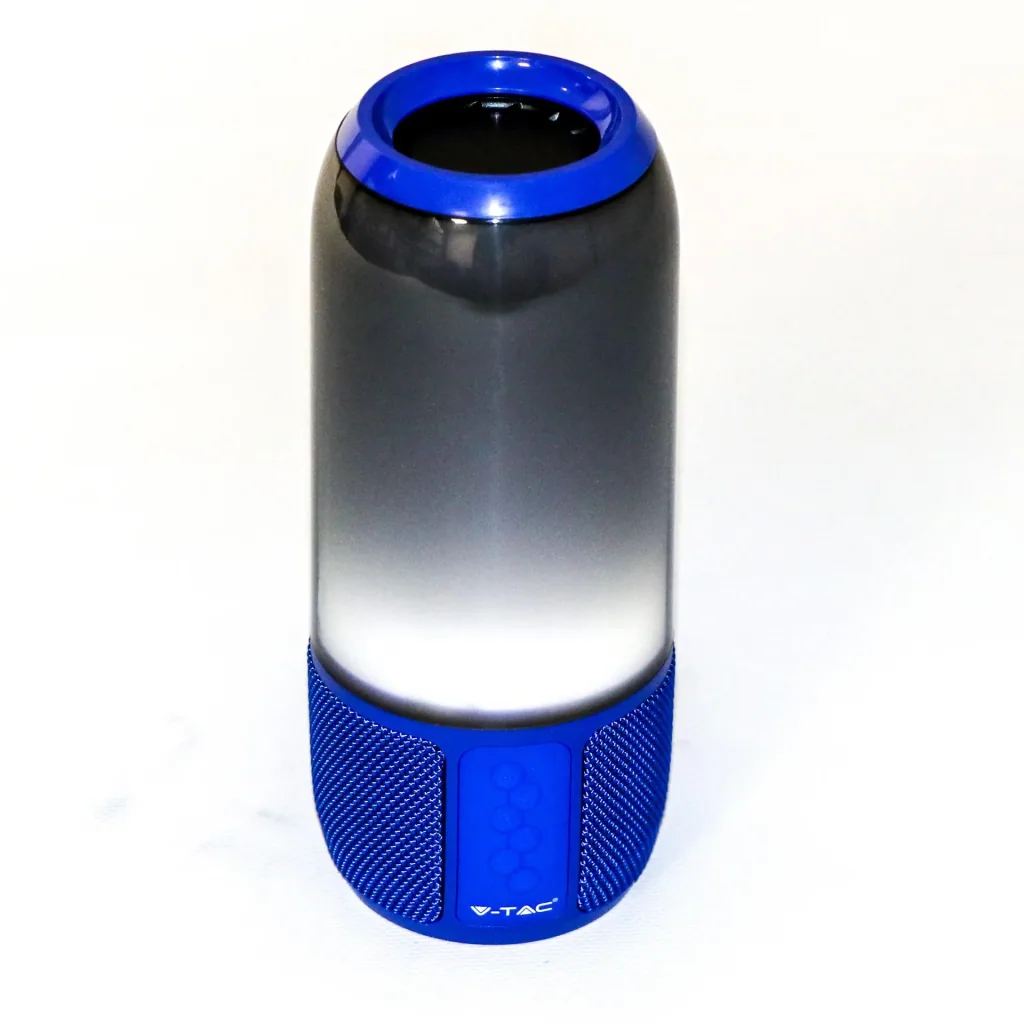 VT-7456 Bluetooth-Lautsprecher mit RGB-Beleuchtung - 2x 3Watt - Blau