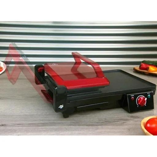 HomeVero Elektrogrill - Doppelte Oberfläche - mit Antihaftbeschichtung - 2000W