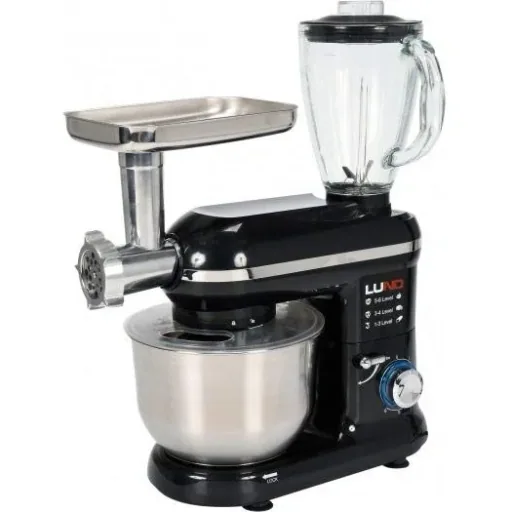 Küchenmaschine Mixer 3in1 - 1000W - 240V - 6 Geschwindigkeiten und Turbofunktion