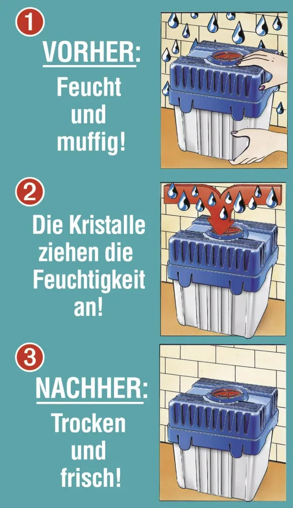 Raumentfeuchter Feuchtekiller mit 5 kg Inhalt