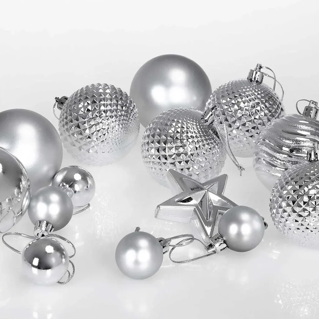 Christbaumschmuck - Christbaumschmuck - Silber - 66 St.