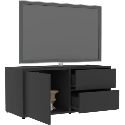 TV-Schrank 80x34x36 cm Spanplatte grau