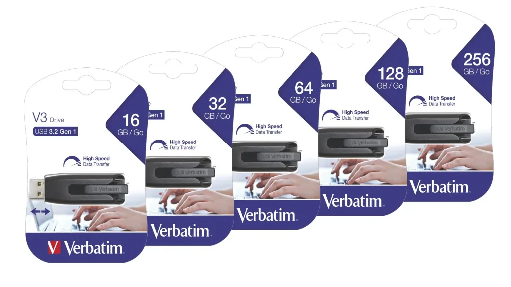 32 GB USB 3.2 GEN1 Speicherstick, V3 Store n Go in grau