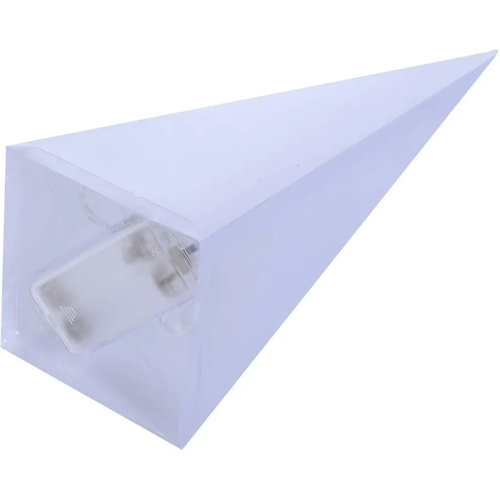 LED Leuchtpyramide 3D Hologramm Stern Lichtpyramide 30cm