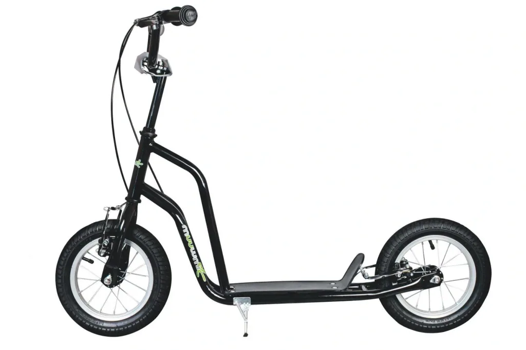 Roller Fun AIR, 12 Zoll Luftbereifung, Stahlrahmen, V-Bremse, Lenker höhenverstellbar, inkl. Ständer, schwarz