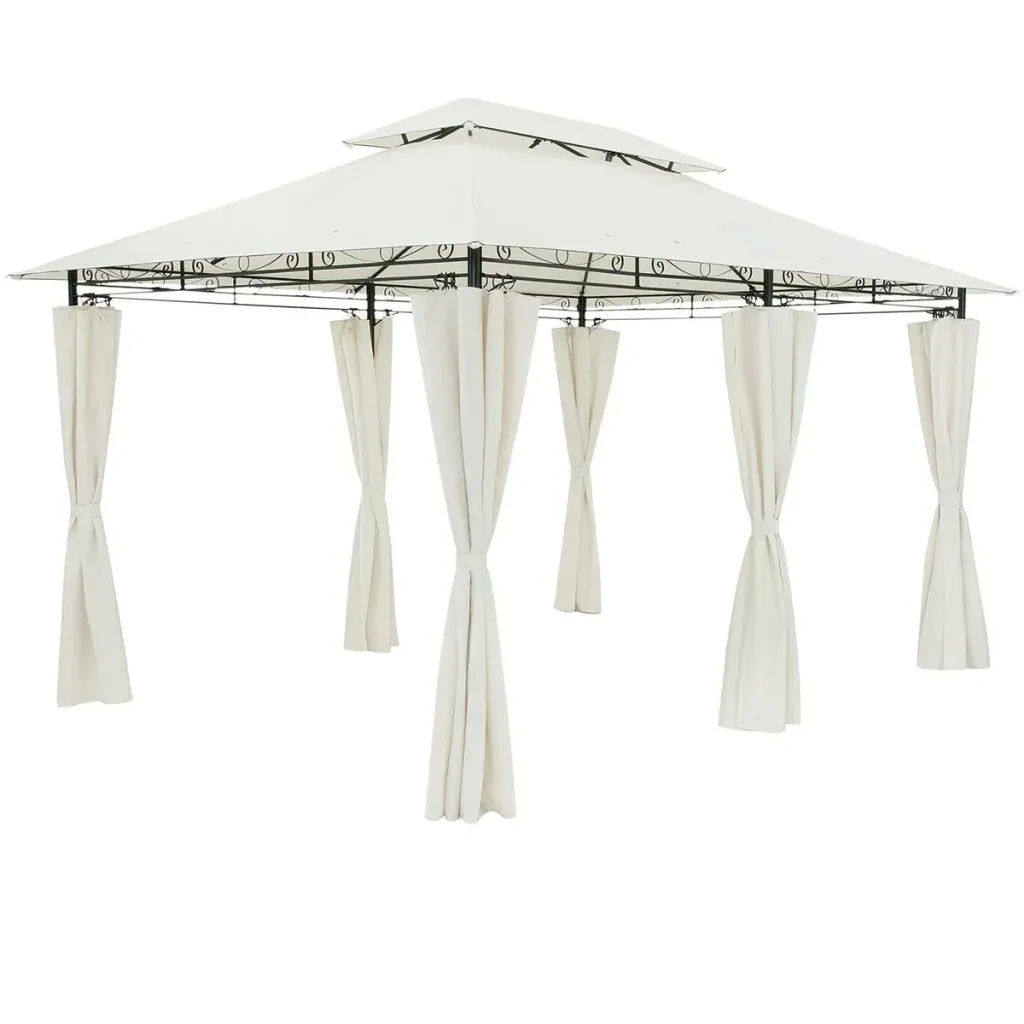 Pavillon Topaz Beige 3x4m UV-Schutz 50+