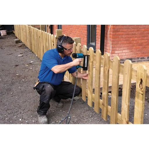 Pneumatischer Tacker, 90 mm 10-12-Gauge