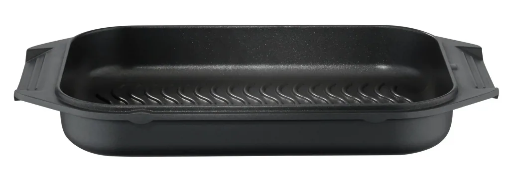 Aluguss Bräter “KARREE” mit Grilldeckel, 6,6 Liter