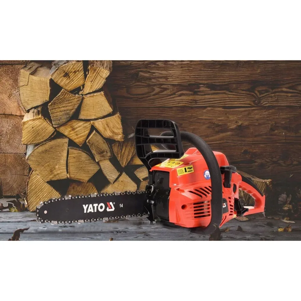 Benzin-Kettensäge mit Kettensägenschärfgerät - 1250W - 35 cm Blattlänge