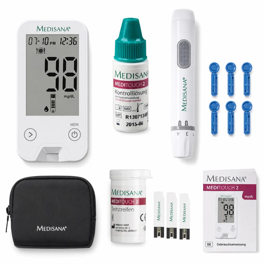 Starter-Set Blutzuckermessgerät „MediTouch 2“