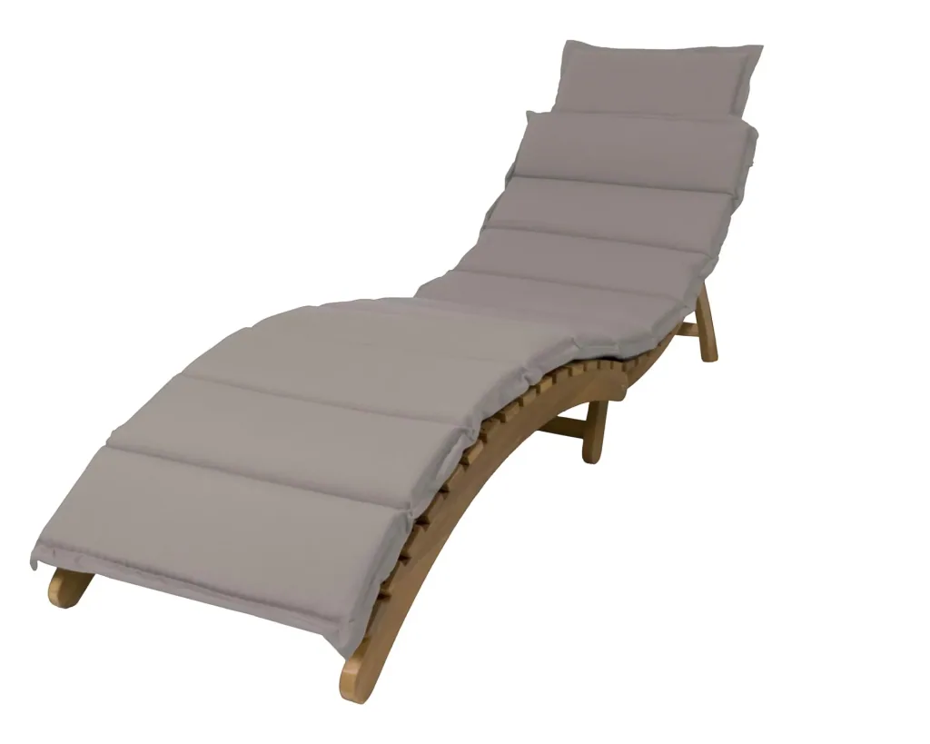 Sonnenliege + Tisch Catania terracotta/taupe