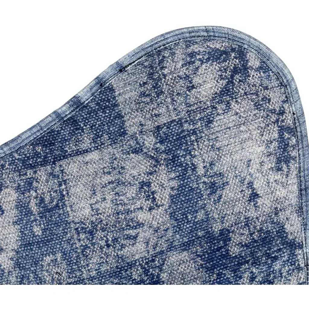 Schmetterling Stuhl Leinwand indigo blau