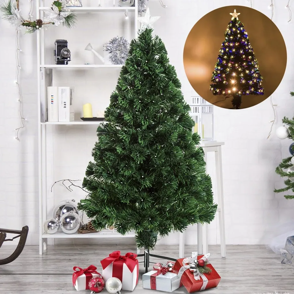 Weihnachtsbaum inklusive Metallständer grün