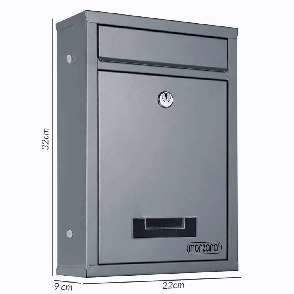 Briefkasten silber 32x22x9cm