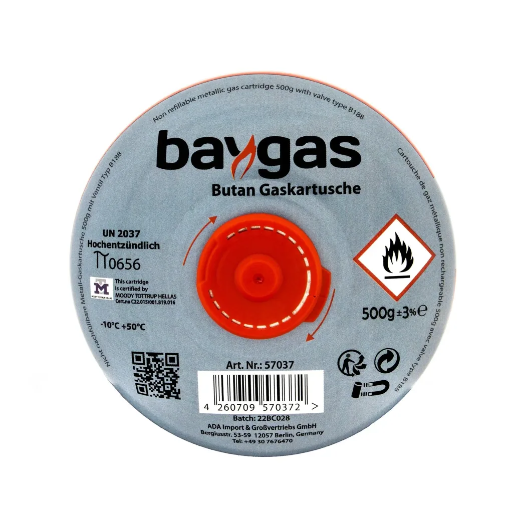 2 x 500g Butangas Baygas