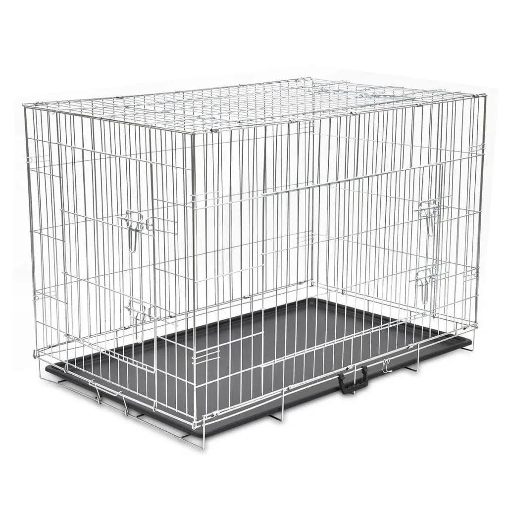 Zusammenklappbare Hundehütte XXL Metall
