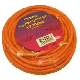 Vekto Verlängerungsschnur 10 Meter Längskabel orange 2500 Watt