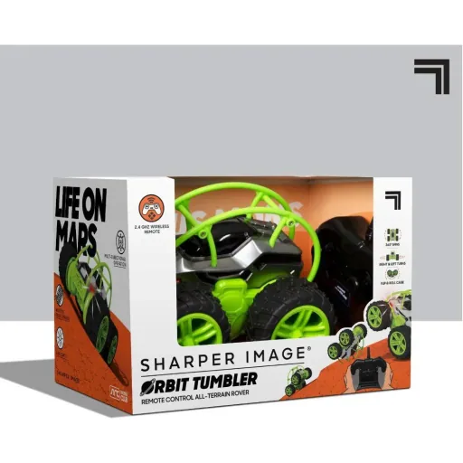 Sharper Image RC Orbit Controlled Car - All Terrain - Stunt / Flip Car - Grün
