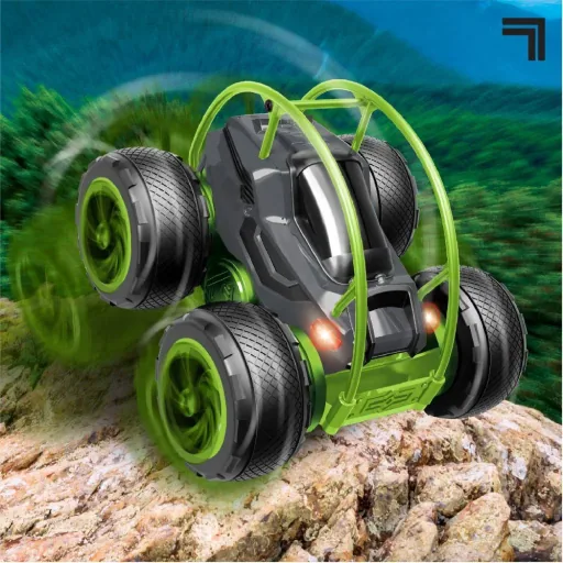 Sharper Image RC Orbit Controlled Car - All Terrain - Stunt / Flip Car - Grün