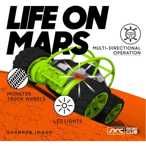 Sharper Image RC Orbit Controlled Car - All Terrain - Stunt / Flip Car - Grün