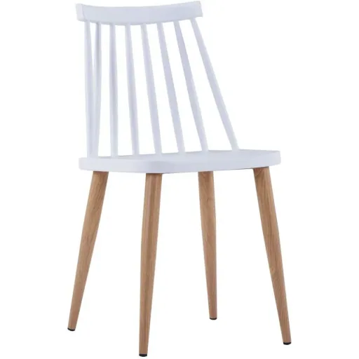 Esszimmerstühle 2-Sitzer Kunststoff weiß