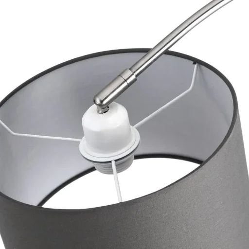 Bogenlampe L mit Marmorsockel