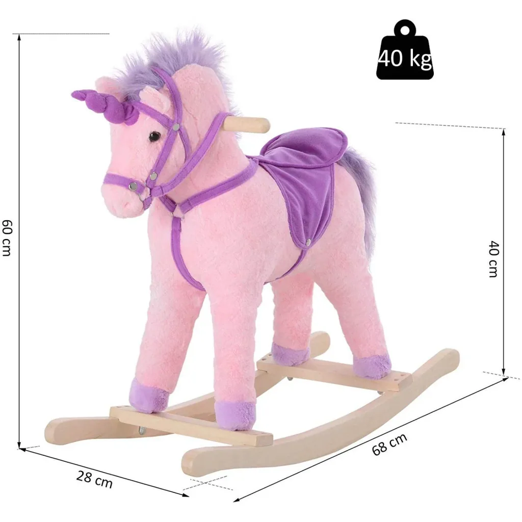 Schaukelpferd als Einhorn