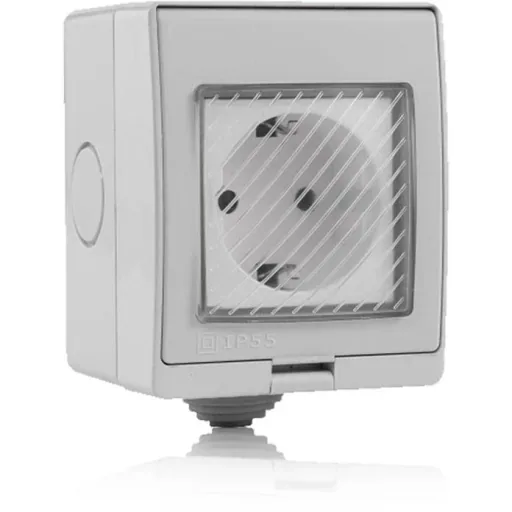 Smarthome VT-5000 Smart-Stecker für den Außeneinsatz IP55 - Smart-Switch - WIFI-Buchse für den Außeneinsatz - Smart-Stec