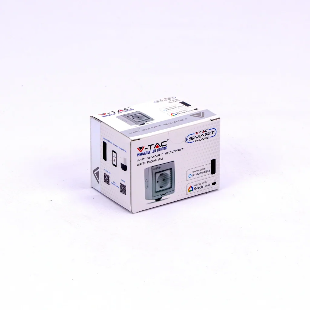 Smarthome VT-5000 Smart-Stecker für den Außeneinsatz IP55 - Smart-Switch - WIFI-Buchse für den Außeneinsatz - Smart-Stec