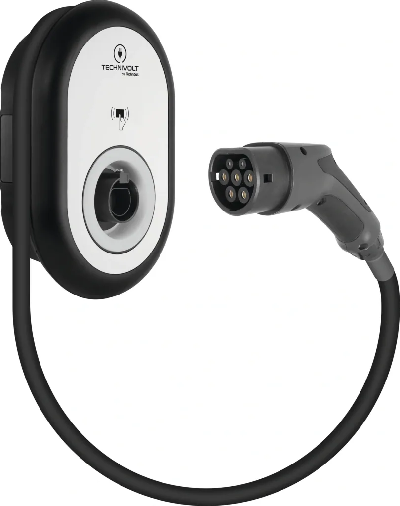 Ladestation TECHNIVOLT 101, 11kW mit fest verbundenem Ladekabel nach IEC 62196-2 Typ 2