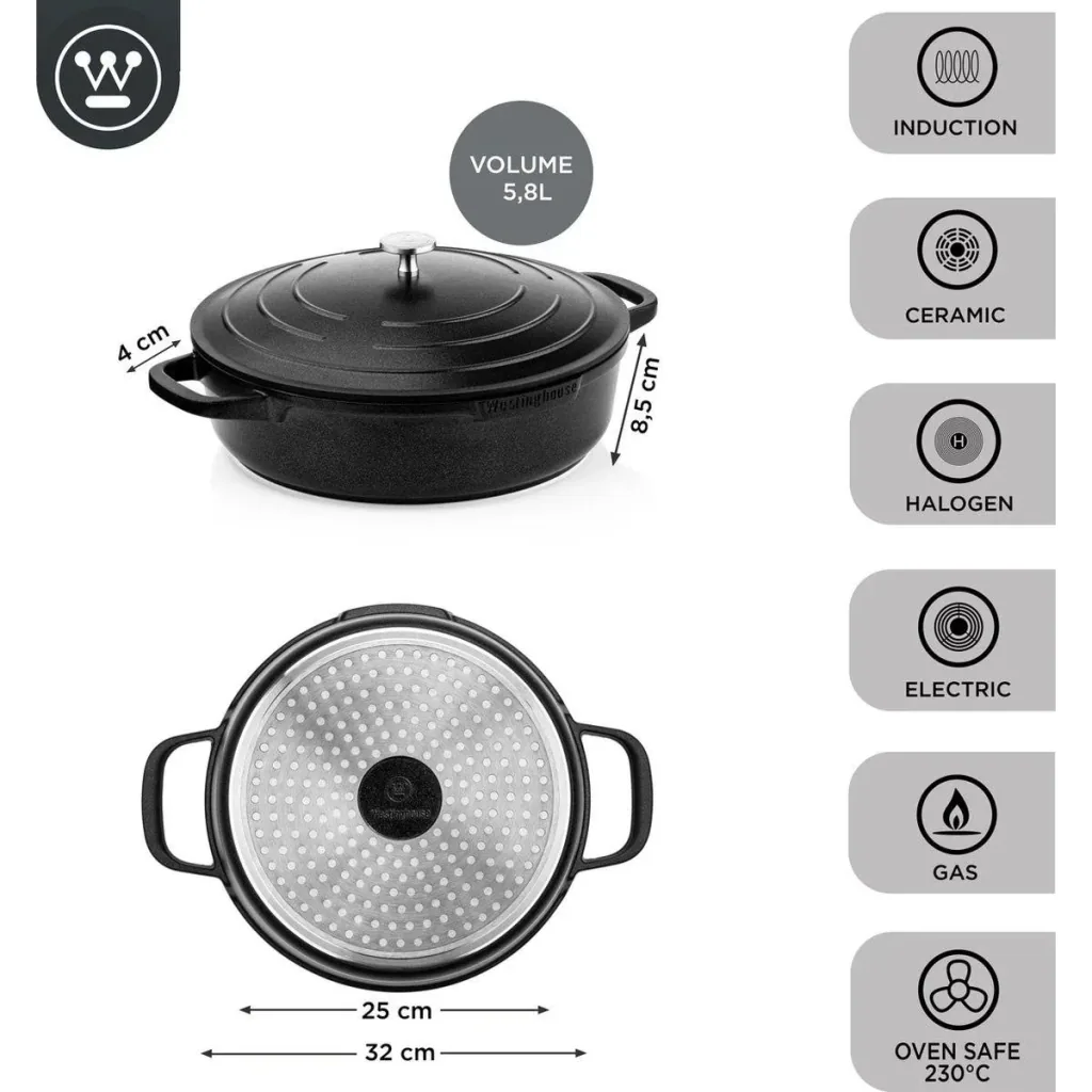 Performance Series Bratpfanne - Backofen geeignet - 32 cm - Schwarz