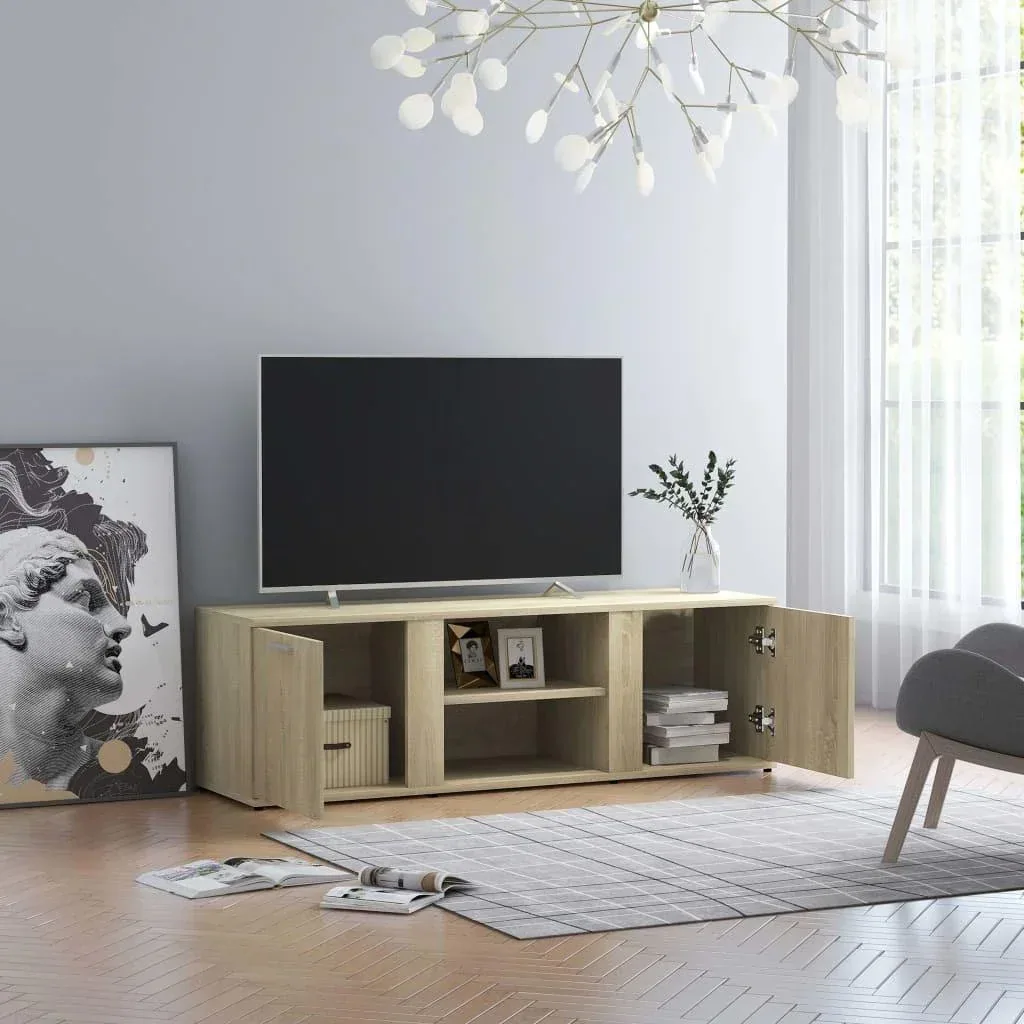 TV-Sideboard 120x34x37 cm Spanplatte Sonoma-Eiche