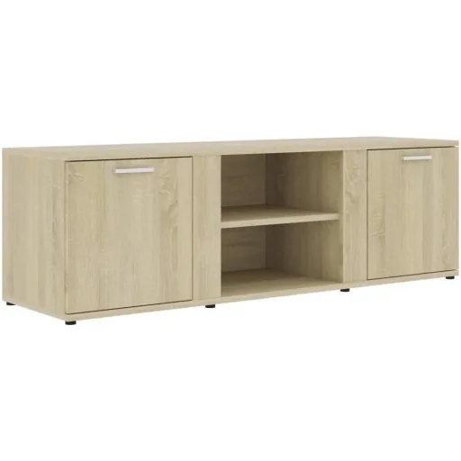TV-Sideboard 120x34x37 cm Spanplatte Sonoma-Eiche