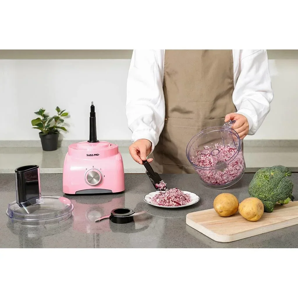 Küchenmaschine - 600W - 1.2L - Rosa