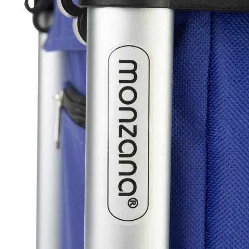 Einkaufswagen blau Aluminium 35L 31x24x54cm