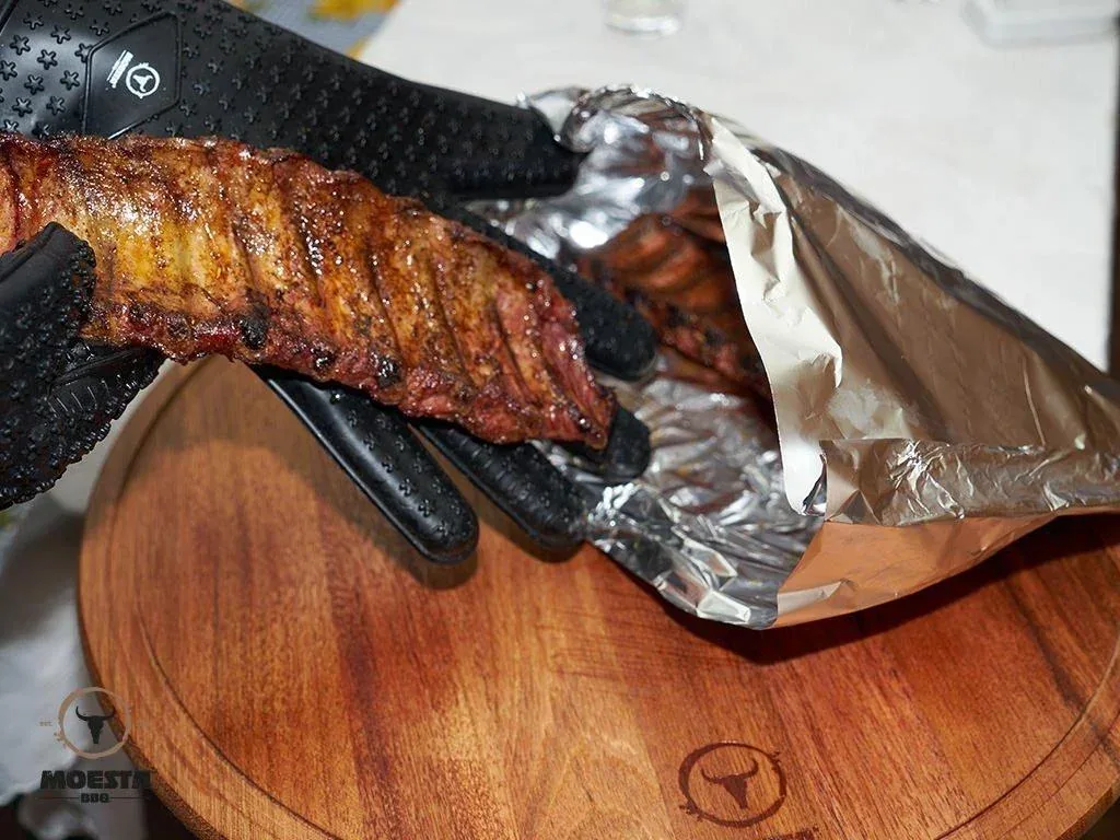 MeatGloves - Silikon Grillhandschuhe: Gr. M/L