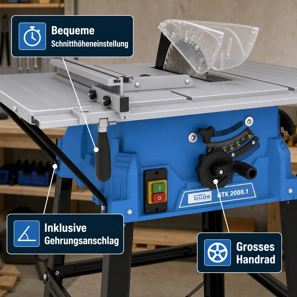 Tischkreissäge GTK 2000.1