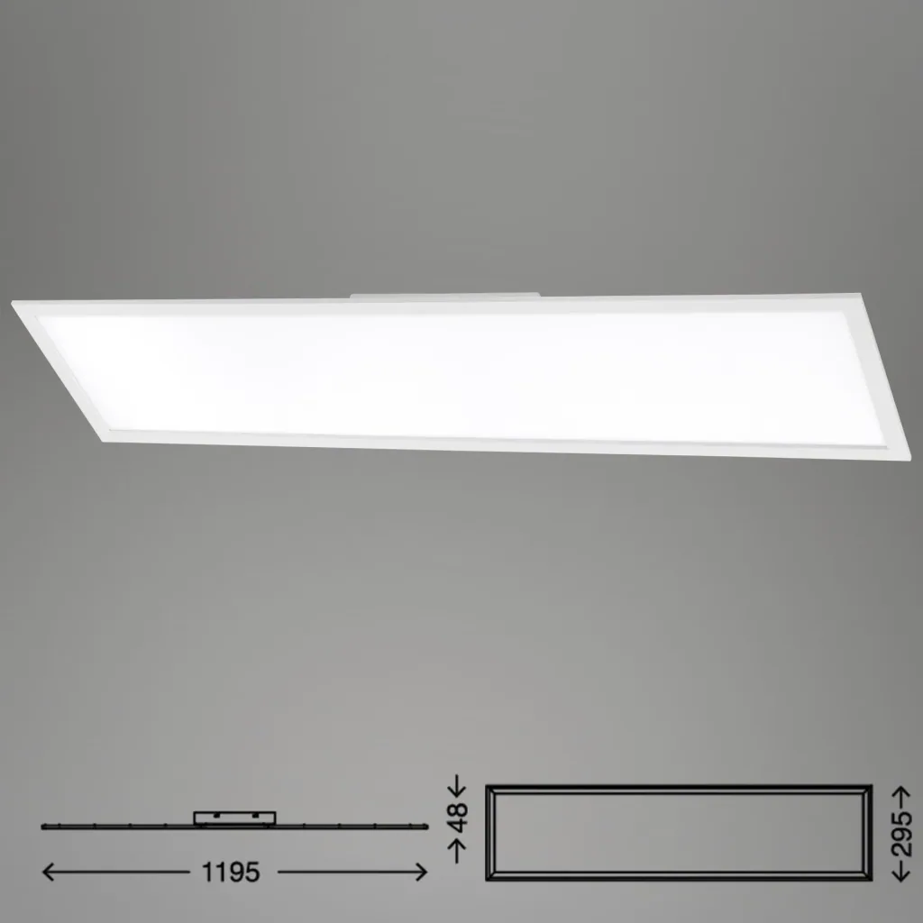 Ultraflaches LED Panel, reckteckig, CCT, 36 Watt, weiß