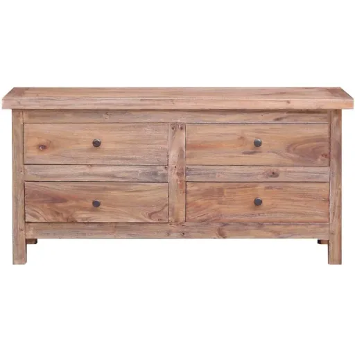 TV-Schrank 102x35x50 cm aus massivem recyceltem Holz