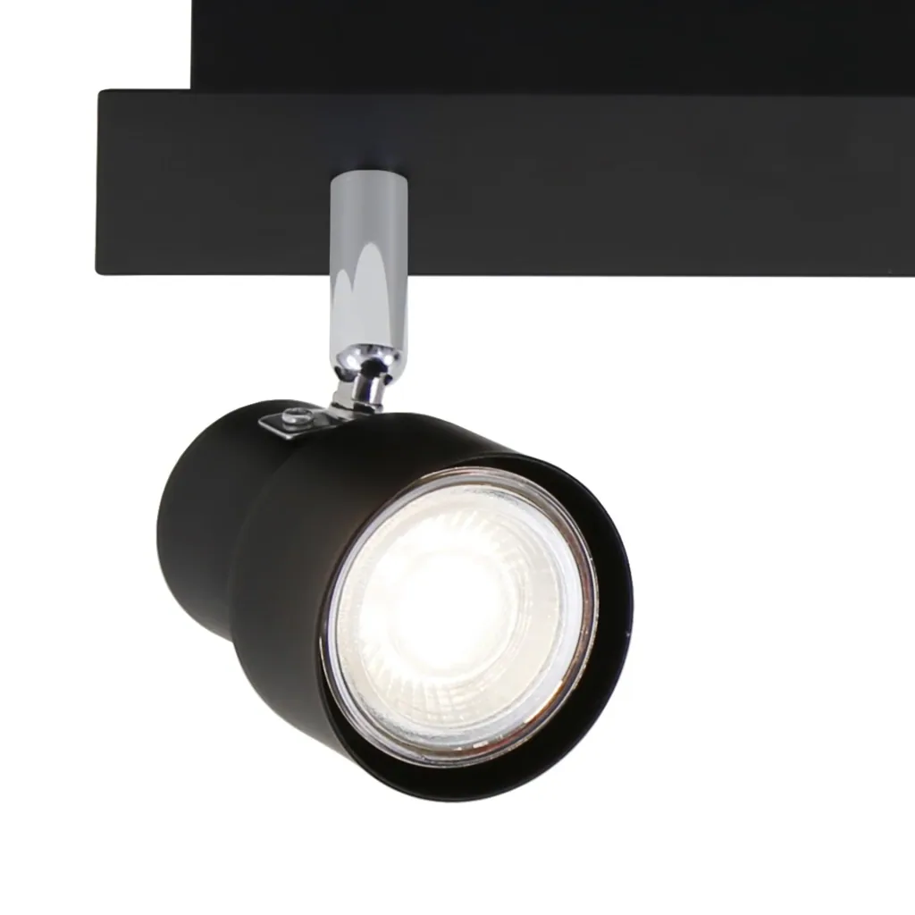 LED Deckenleuchte, 920 Lumen, 10 Watt, GU10, schwarz
