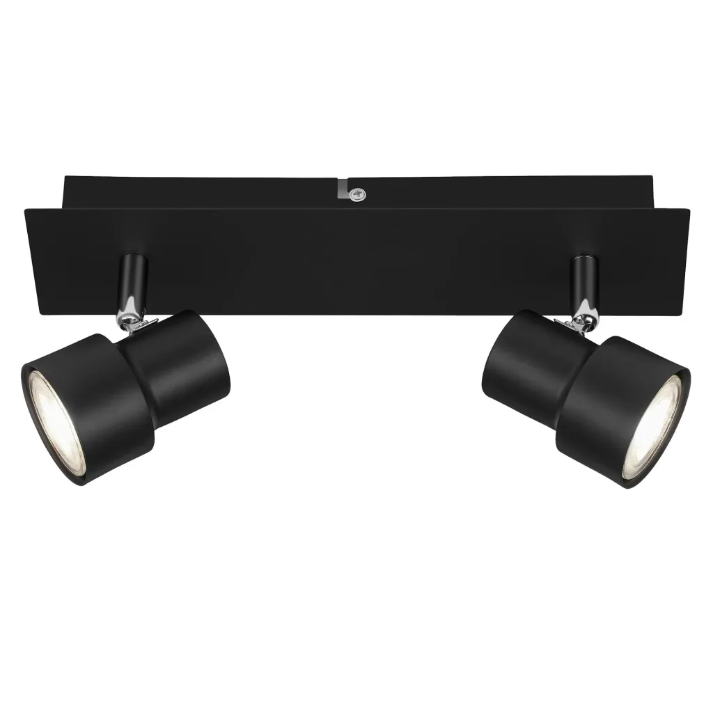 LED Deckenleuchte, 920 Lumen, 10 Watt, GU10, schwarz