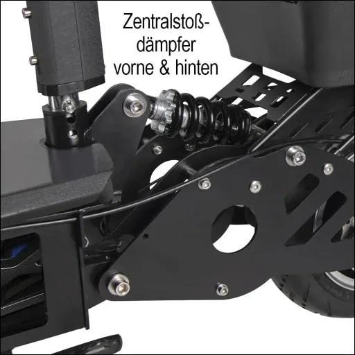 E-Roller "Camper" Basic 20 km/h inklusive abnehmbarem Einkaufskorb schwarz