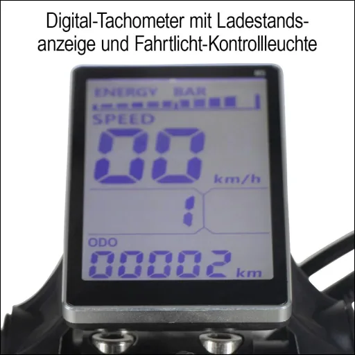E-Roller "Camper" Basic 20 km/h inklusive abnehmbarem Einkaufskorb schwarz