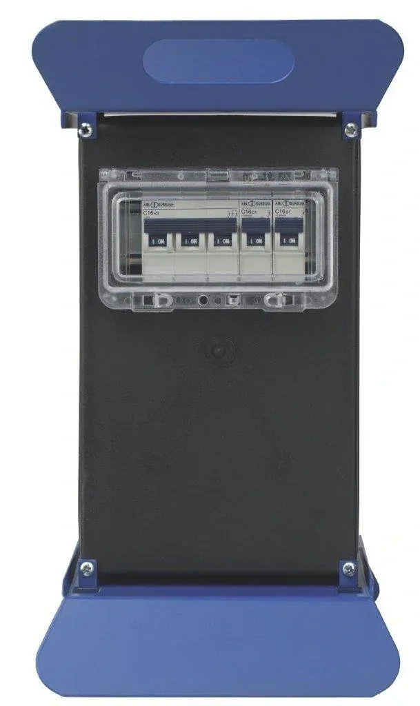 Stromverteiler "STECKY 2" - 32A, 4m Gummileitung mit CEE Stecker, max. 22kW