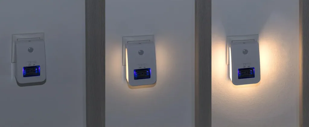 Nachtlicht mit Sensor und Luftreinigungsfunktion