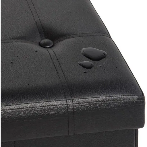 Sitzbank multifunktional schwarz 114 x 40 x 40cm